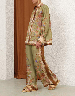 Wide-Leg Seiden-Hose Indra Relaxed