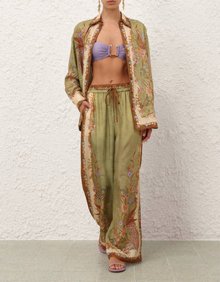 Wide-Leg Seiden-Hose Indra Relaxed