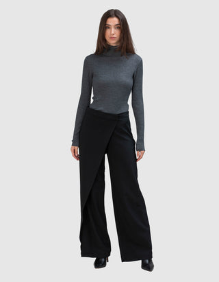 Asymmetrische Wide-Leg Hose Luize Crossed