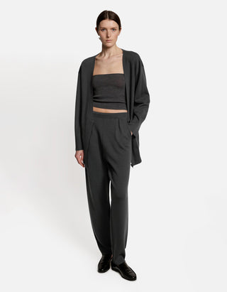 Merinowoll-Strickhose Gwenna mit elastischem Bund