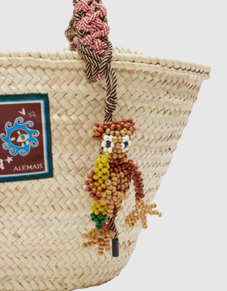 Maxi Korb-Tasche Macrame Maxi mit Bag Charms