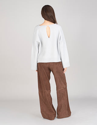 Kaschmir-Pullover Semadara mit Cut-Out