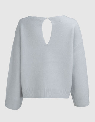 Kaschmir-Pullover Semadara mit Cut-Out