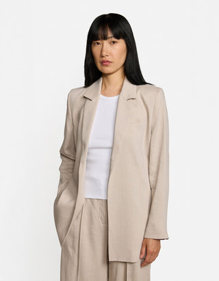 Leinen-Viskose Blazer Karmahala