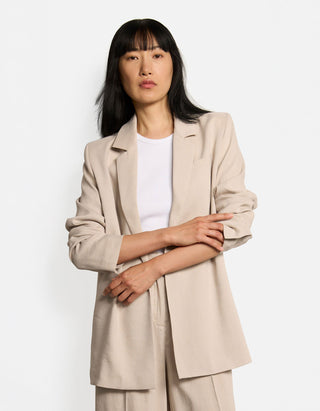 Leinen-Viskose Blazer Karmahala