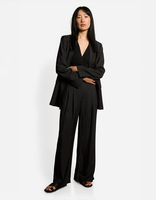 High-Waist Wide-Leg Hose Pats