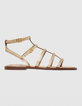 Leder-Sandalen Goldie