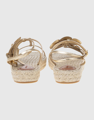 Sandalen Espadrille Orchid mit Lederdetails