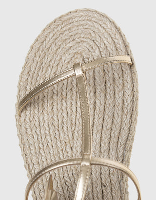 Sandalen Espadrille Orchid mit Lederdetails