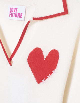 Wolle-Kaschmir-Mix Poloshirt Lucy