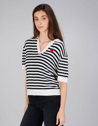 Wolle-Kaschmir-Mix Poloshirt Lucy