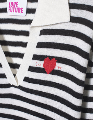 Wolle-Kaschmir-Mix Poloshirt Lucy