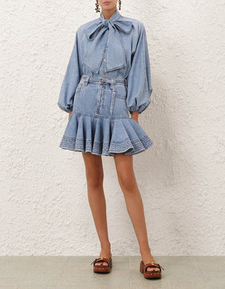 Jeans-Rock Indra Denim Mini