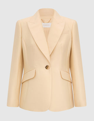Woll-Seide Blazer Luna Single