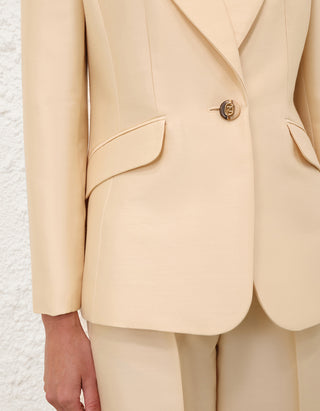 Woll-Seide Blazer Luna Single