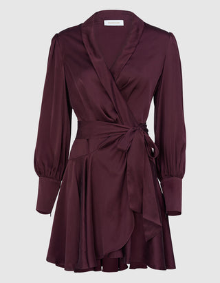 Seiden-Wickelkleid Silk Wrap Mini