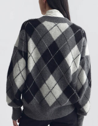Kaschmir-Seiden-Mix Pullover Donnika Argyle