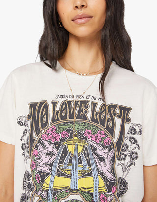 Bedrucktes Oversize T-Shirt The Rowdy im Vintage-Stil