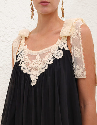 Top Roselight Cami mit Spitzendetails