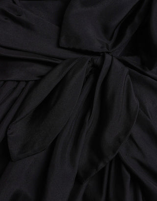Midi Seiden-Kleid Aster Scarf