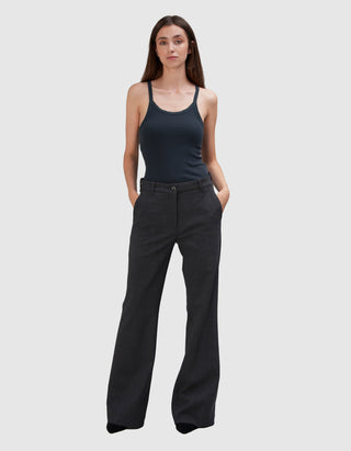 Woll-Mix Bootcut Hose Paolina
