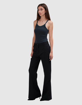 Woll-Mix Bootcut Hose Paolina