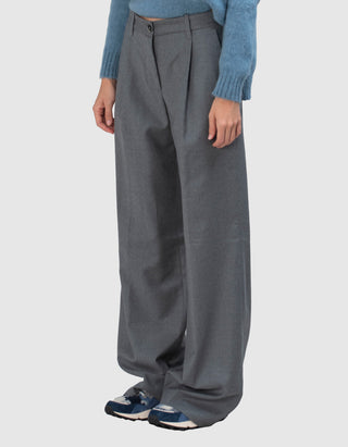 Wide-Leg Bundfalten-Hose Regine Palazzo