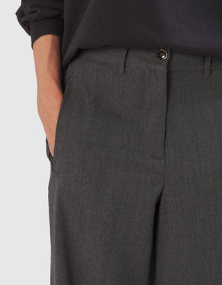 Wide-Leg Woll-Mix Hose Astrid