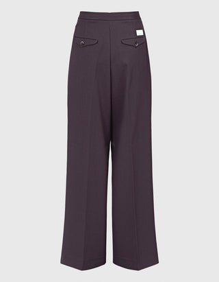 Wide-Leg Bundfaltenhose Eldara