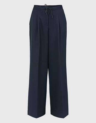 Wide-Leg Bundfaltenhose Eldara