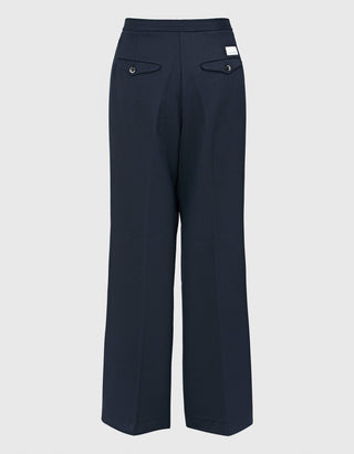 Wide-Leg Bundfaltenhose Eldara