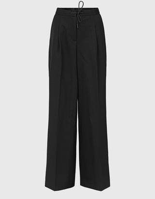 Wide-Leg Bundfaltenhose Eldara