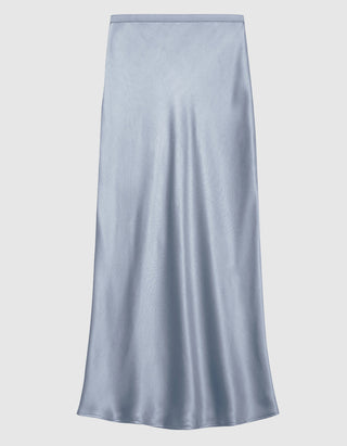 High-Rise Midi Seiden-Rock Bar