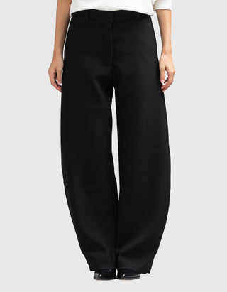 Barrel-Leg Seiden-Hose Zina