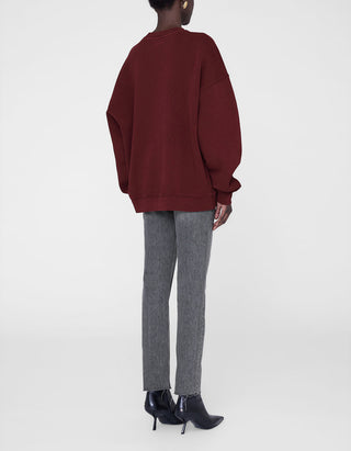 Oversize Sweatshirt Miles Signature mit Label-Wording