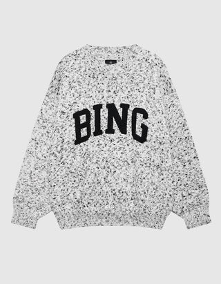 Oversize Strickpullover Sydney mit Label-Wording