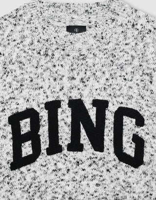 Oversize Strickpullover Sydney mit Label-Wording