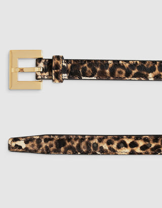 Gürtel Nicola mit gemustertem Fell