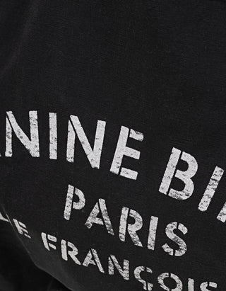 Baumwoll-Tote Bag Canvas mit Label-Wording