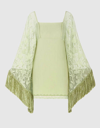 Mini-Kleid Lidoria mit weiten Spitzenärmeln