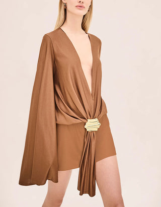 Mini-Kleid Syros mit Metall-Verzierung