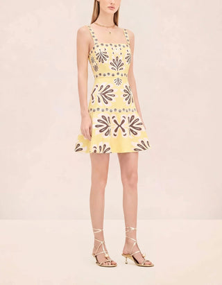 Besticktes Mini-Kleid Saverine