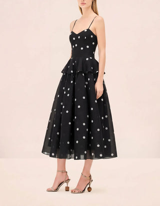 Gepunktetes Midi-Kleid Parma