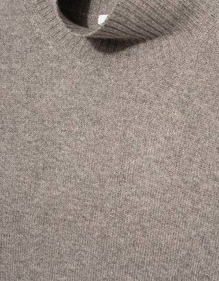 Oversize Woll-Pullover mit Stehkragen