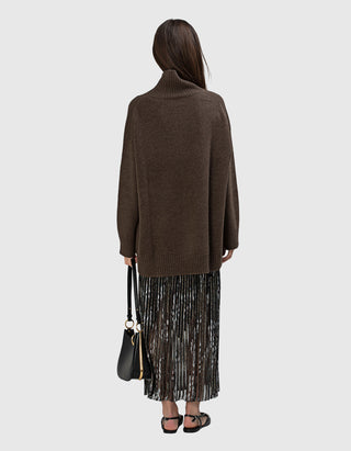 Gemusterter Maxi-Rock