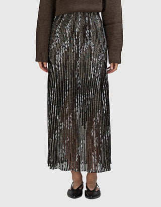 Gemusterter Maxi-Rock