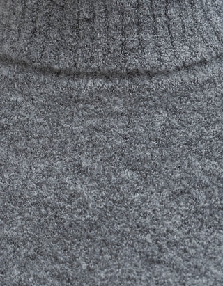 Bouclé Rollkragen-Pullover Zeta Posa Roll