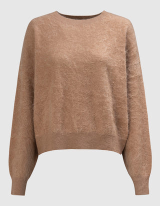 Fuzzy Kaschmir-Pullover Brushed Mira