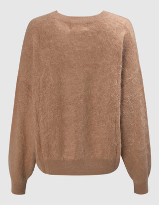 Fuzzy Kaschmir-Pullover Brushed Mira