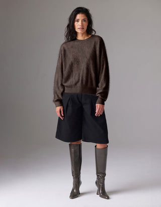 Fuzzy Kaschmir-Pullover Brushed Mira